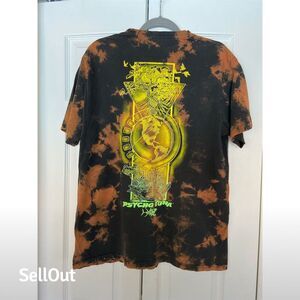 Psycho Tuna Men's Tie-Dye Graphic T-Shirt Standard Multicolor Size L